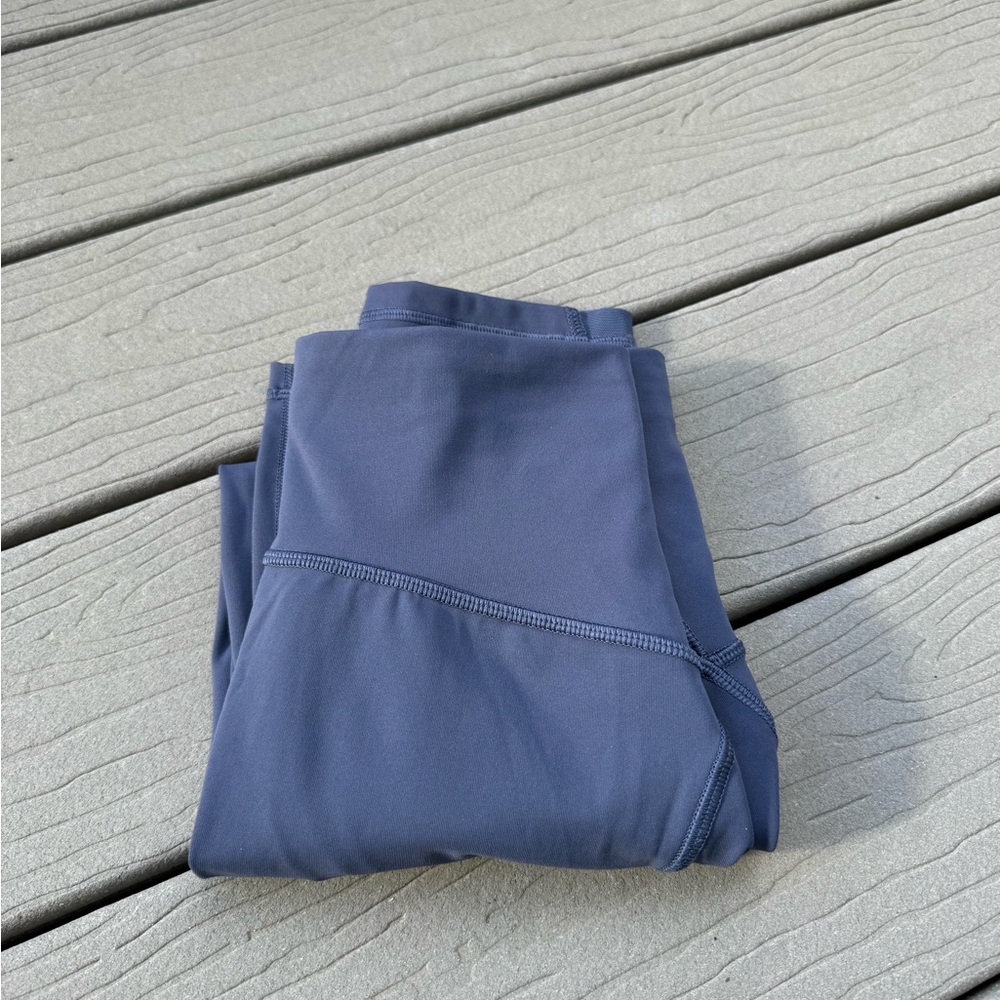 blue lululemon leggings